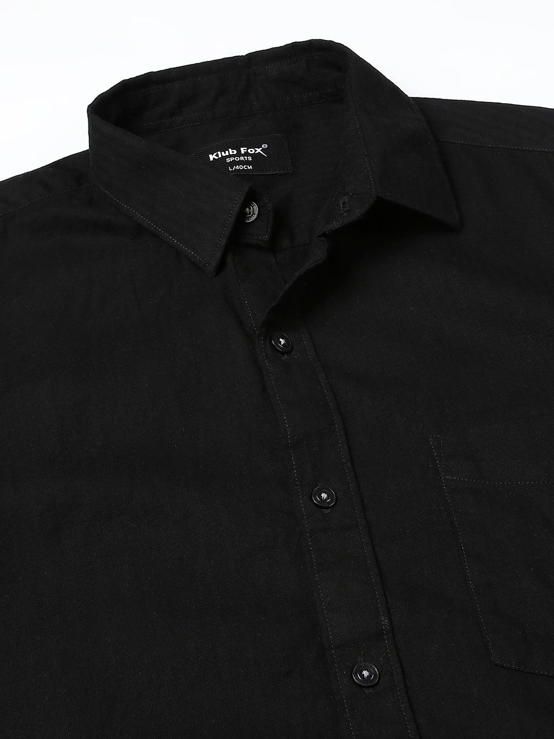 Black All Day Solid Shirt - Image 2