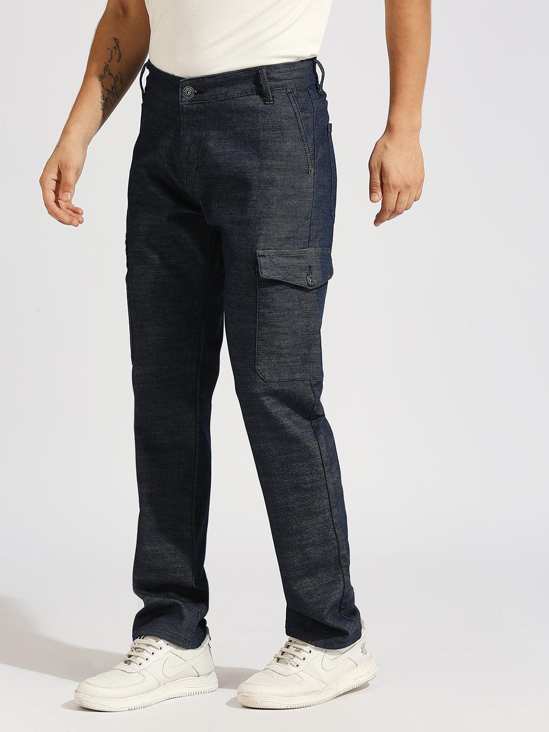 Stretchable Stone Grey Denim Cargo - Image 9