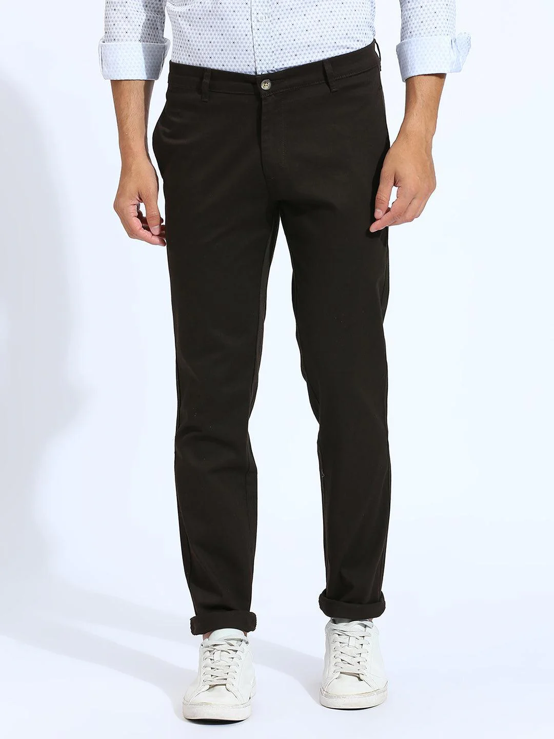 Coffee Brown Chino Pants - Image 7