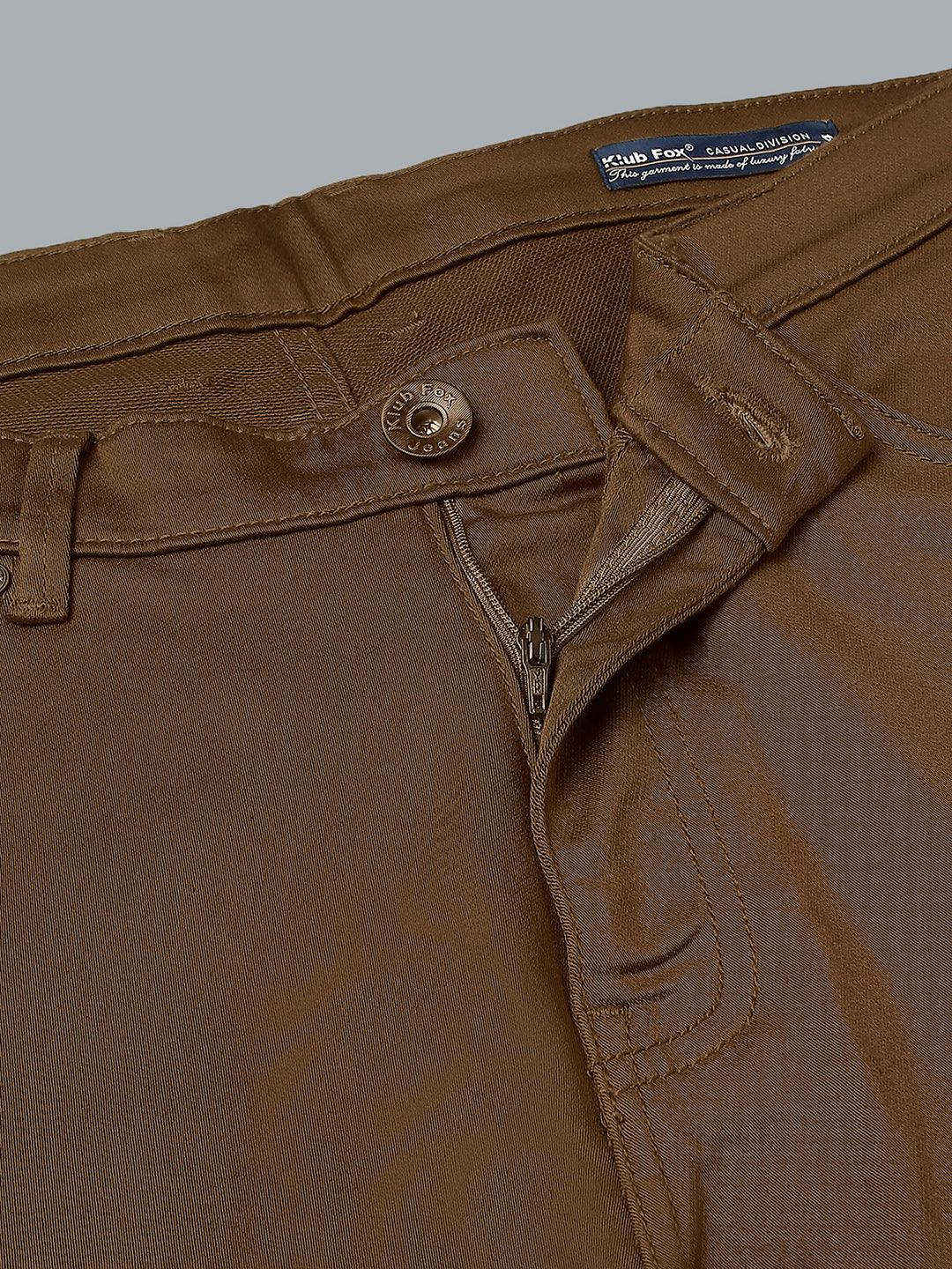 Stretchable Chocolate Brown Jeans - Image 6