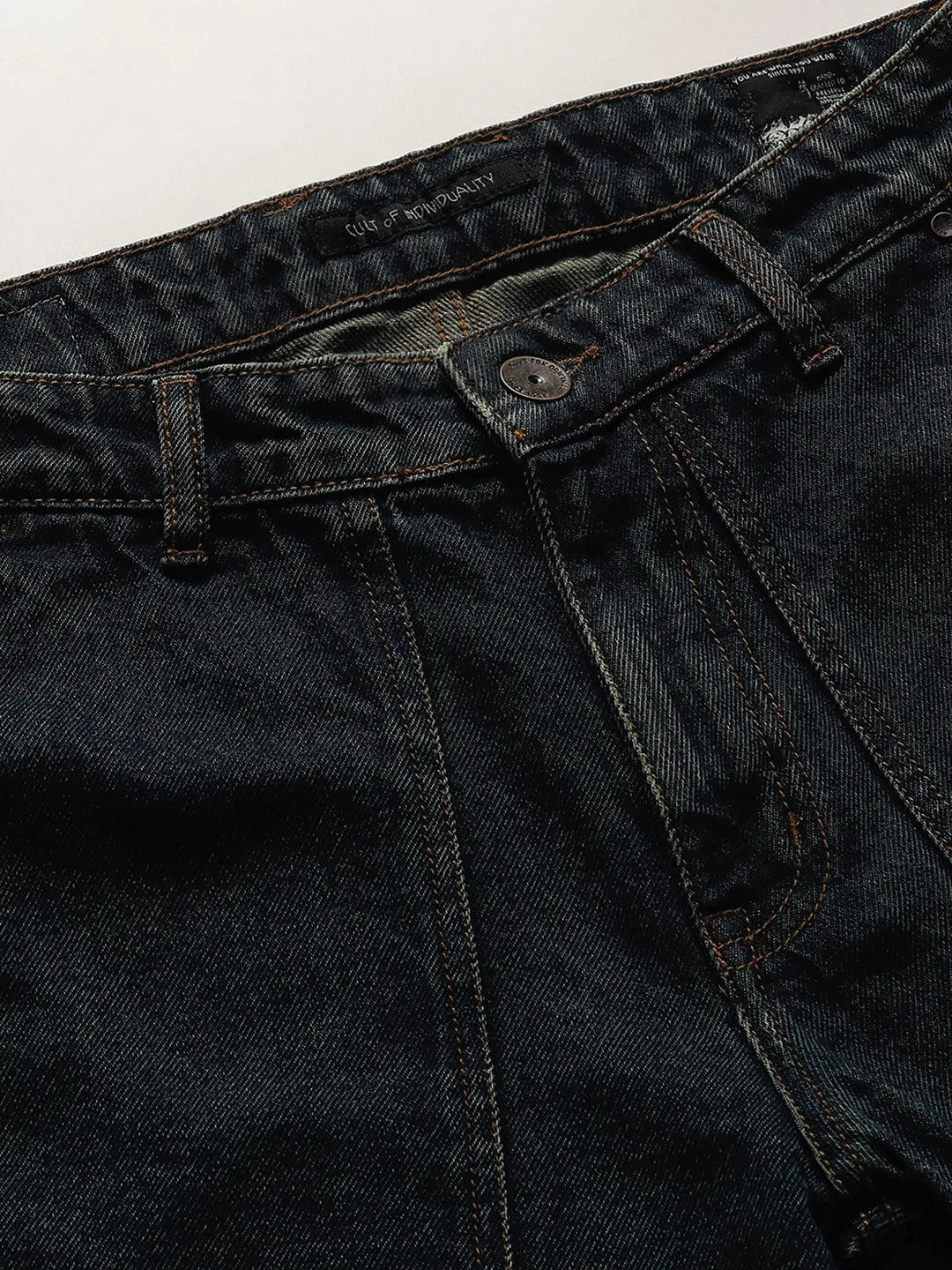 6 Pocket Indigo Tint Denim Cargo - Image 2