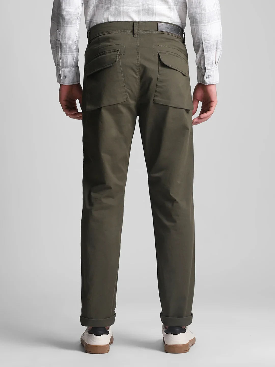 6 Pocket Olive Twill Cargo Pant - Image 4