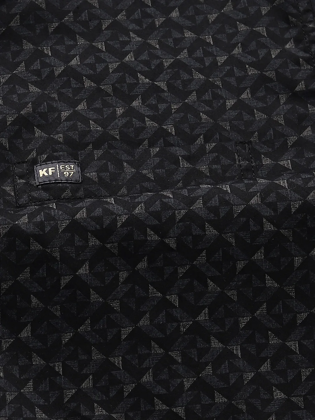 Black Printed Shirt - Image 2