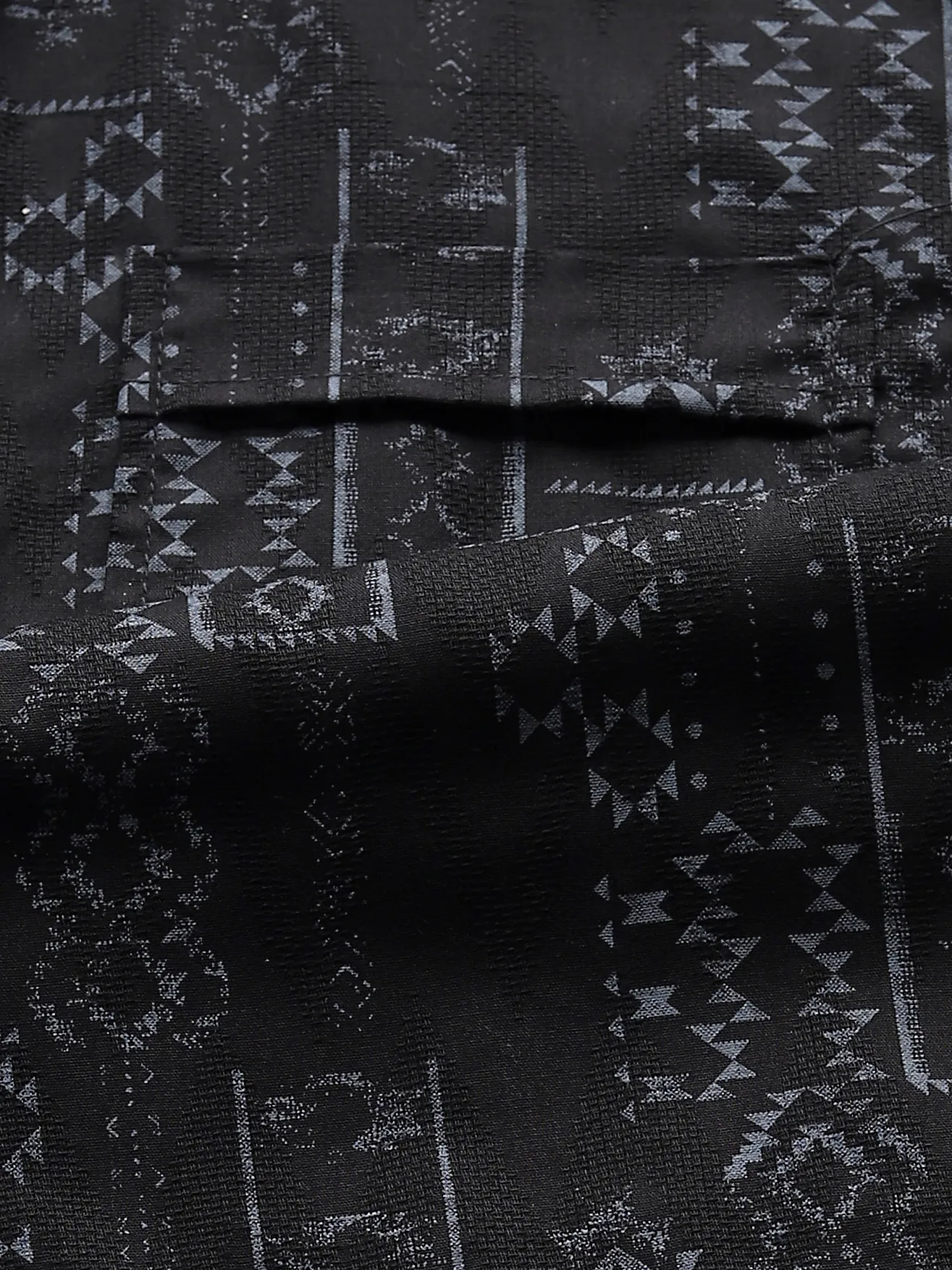 Black Printed Shirt - Image 2