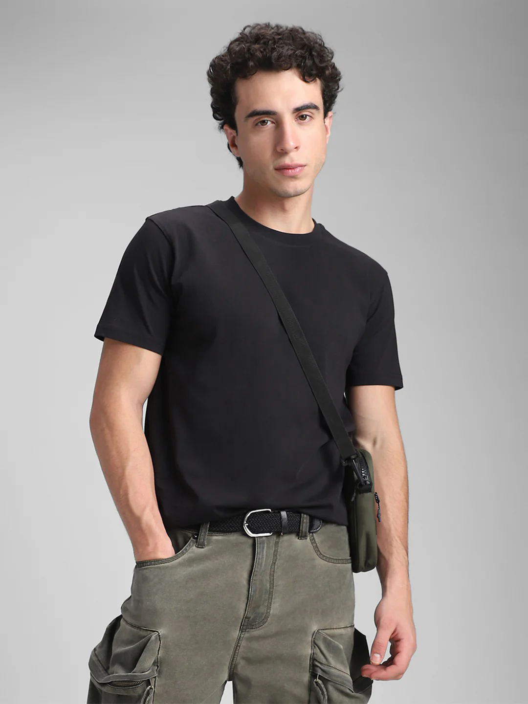 Black Solid Crux T-Shirt - Image 3