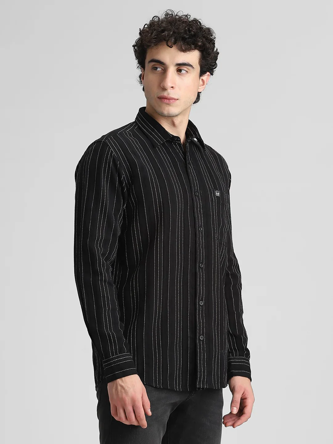 Black Striped Shirt - Image 4