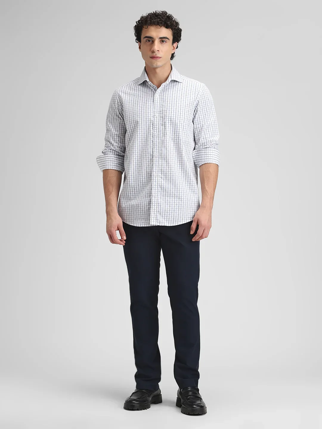 Blue Checks Shirt - Image 7