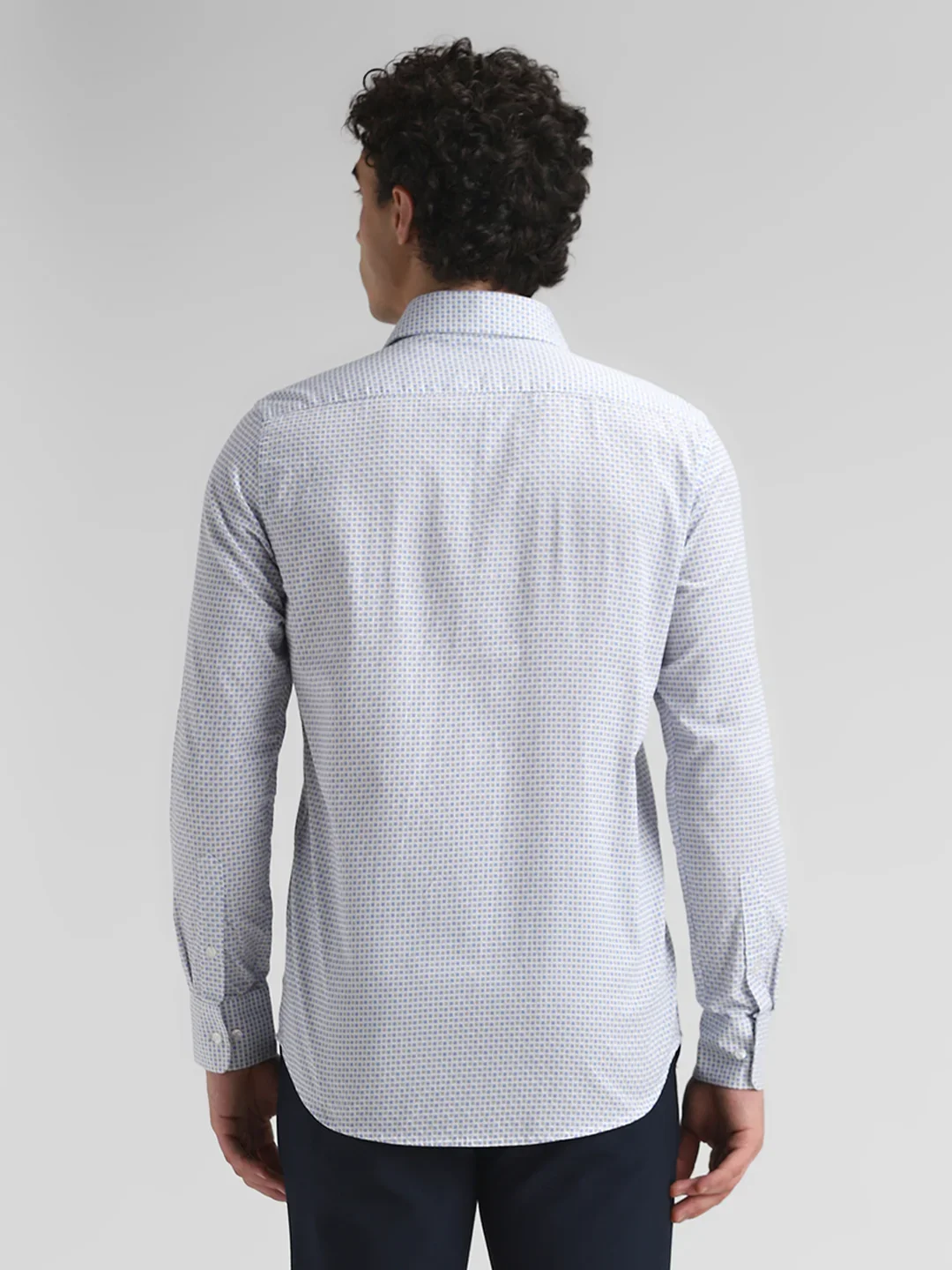 Blue Printed Shirt - Image 4