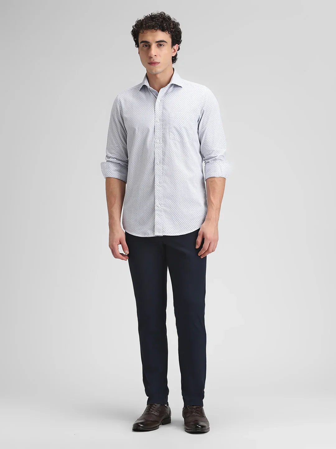 Blue Printed Shirt - Image 7