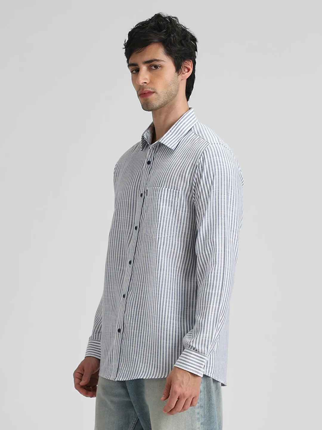 Blue Striped Shirt - Image 4