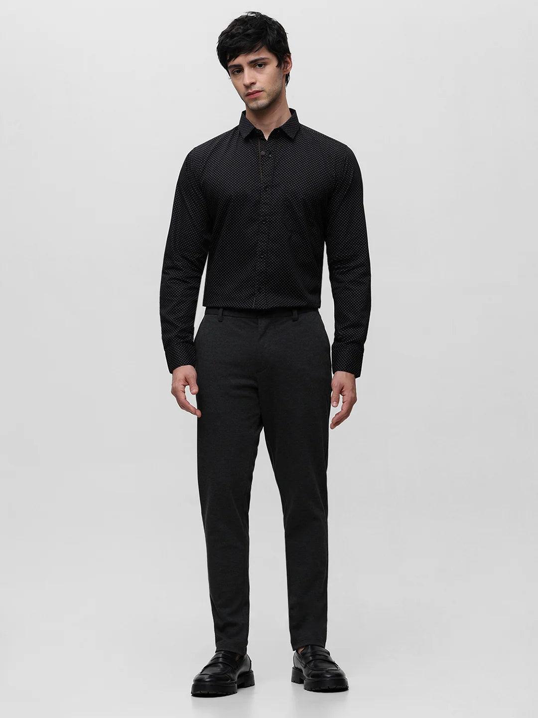 Black Printed Shirt - Image 7