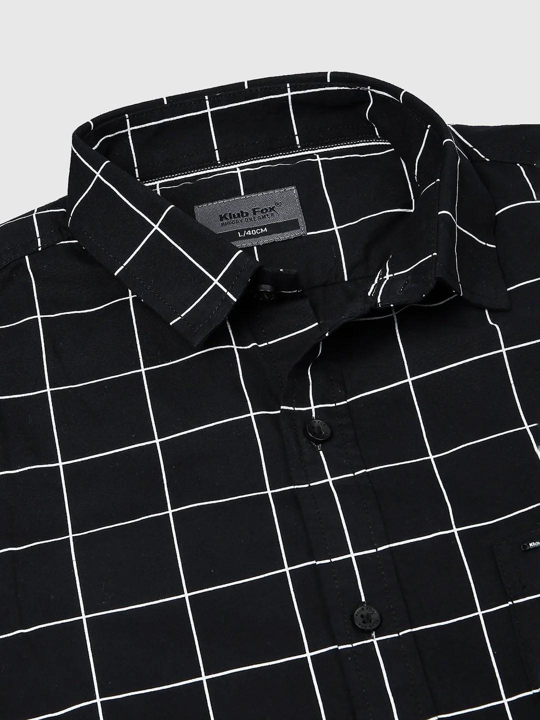 Black Checkered Shirt - Image 9