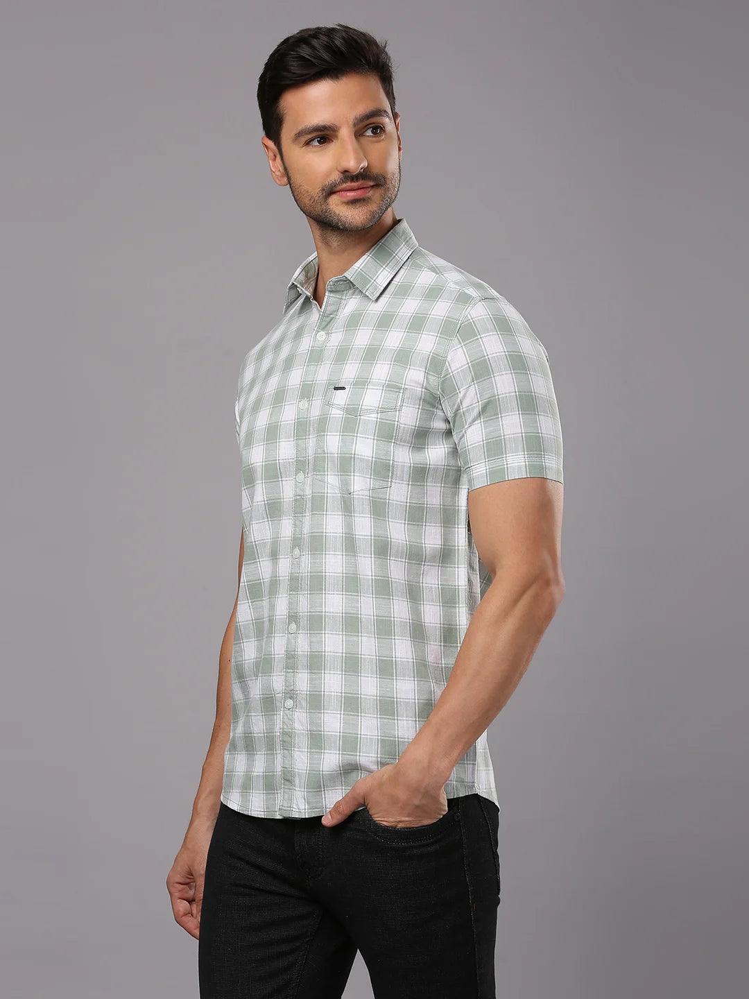 Green Checkered Shirt - Image 8