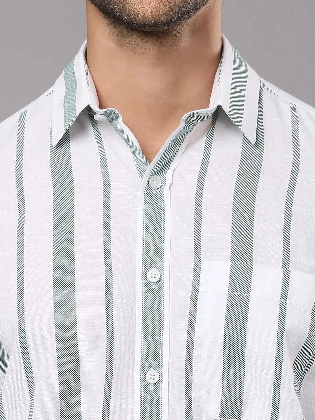 Green Printed Shirt - Image 6