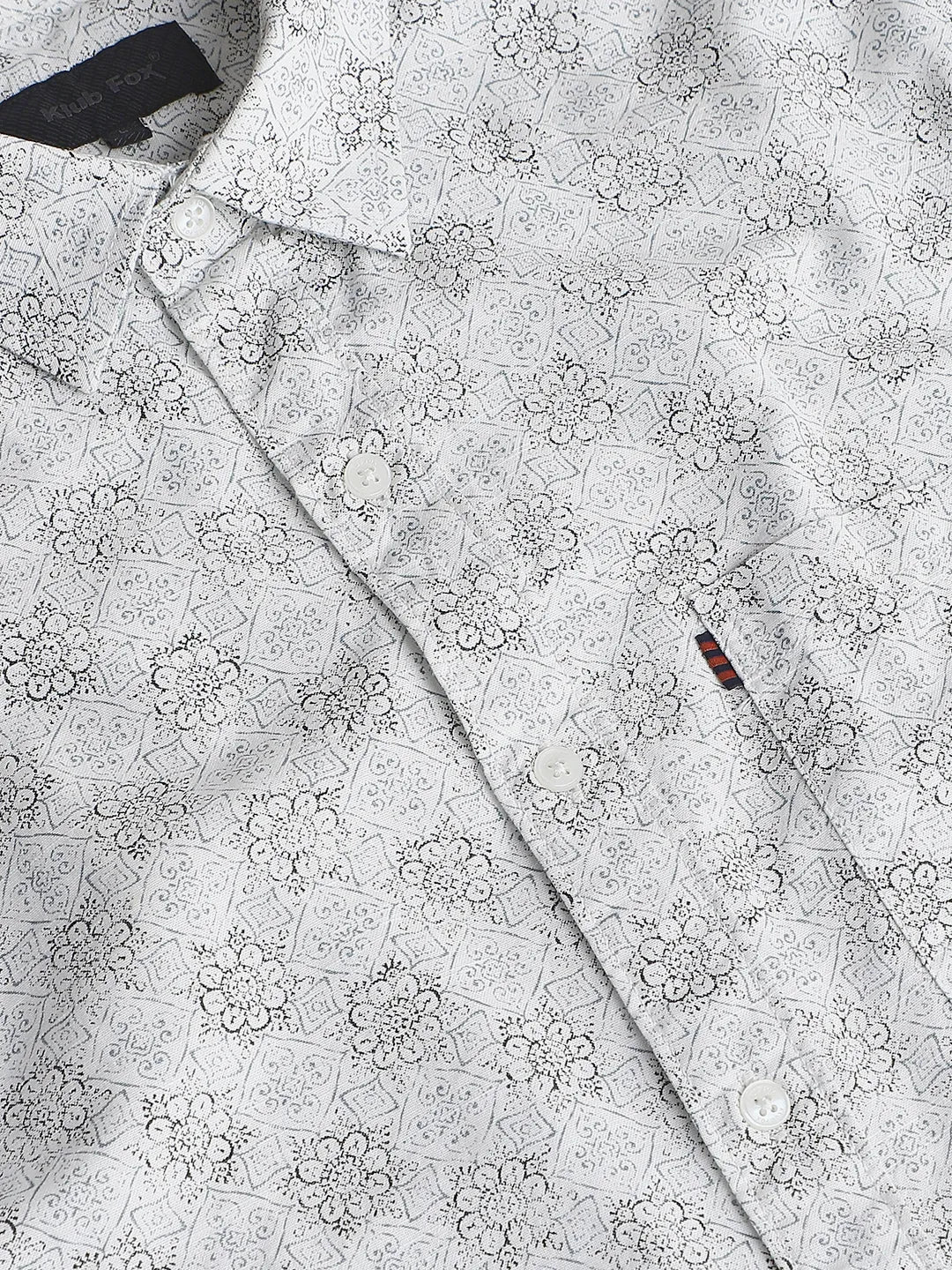 Grey Printed Shirt - Image 5