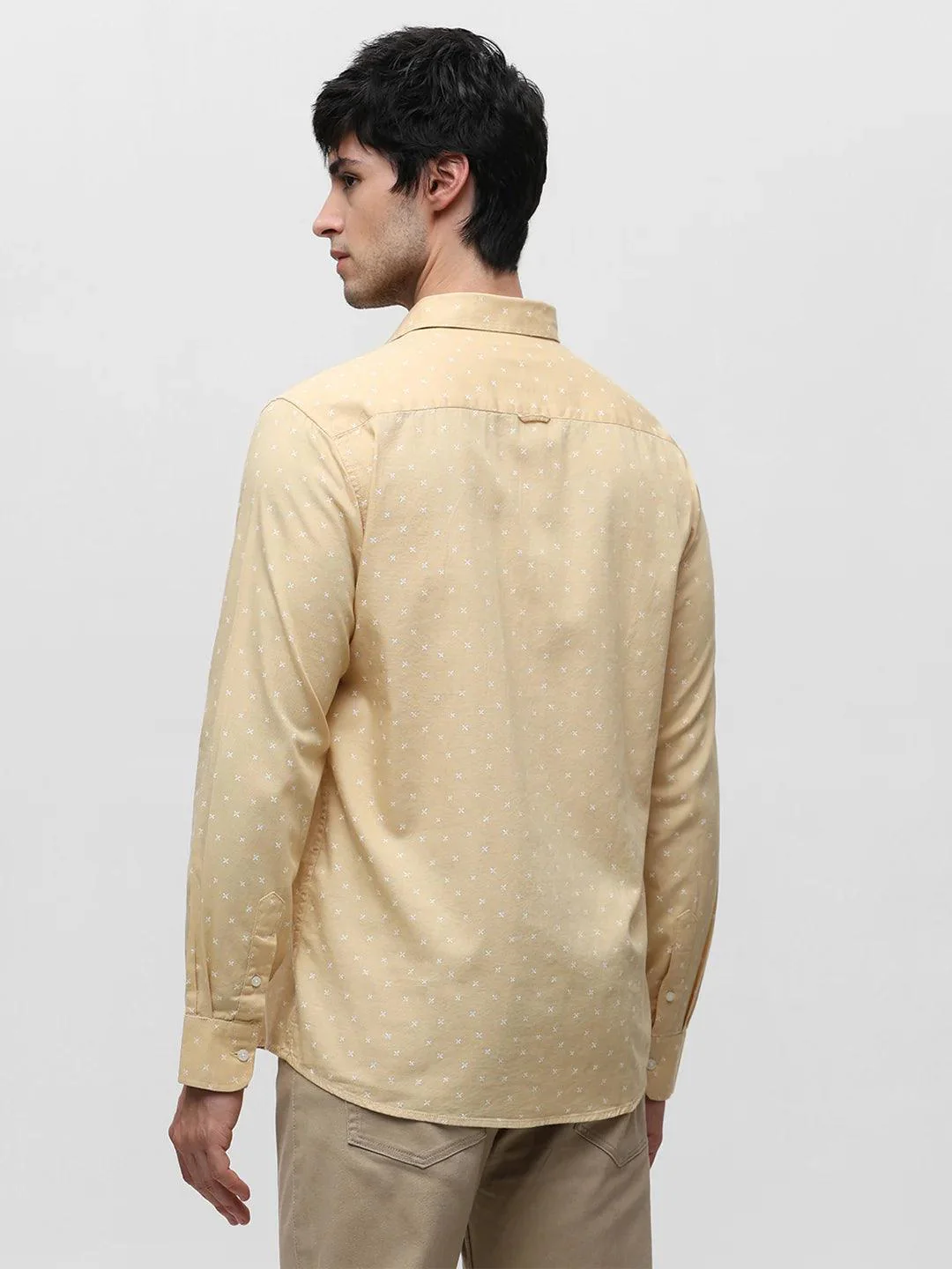 Yellow Printed Shirt - Image 4
