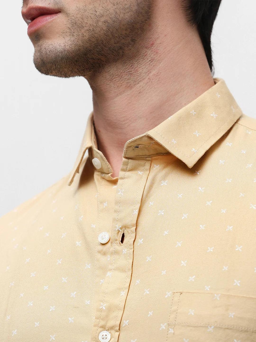 Yellow Printed Shirt - Image 5