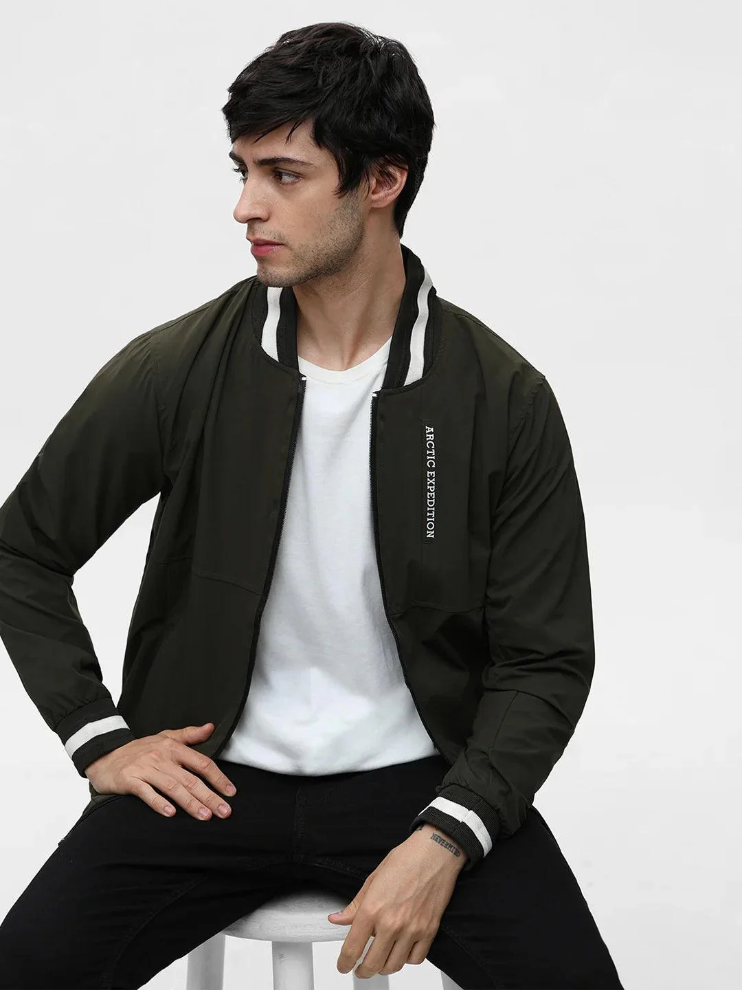 Olive Warm Premium Jacket - Image 3