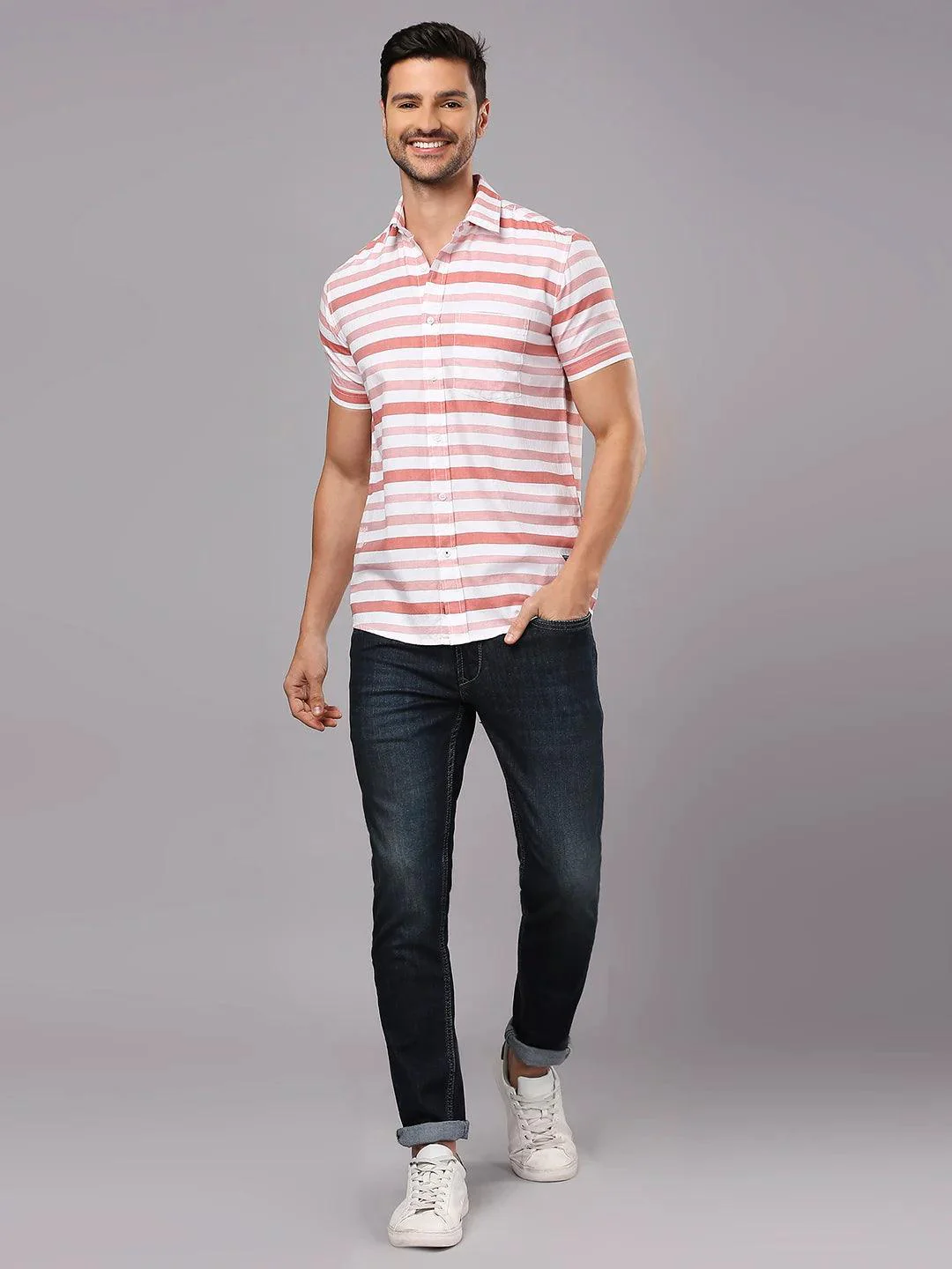 Red Striped Shirt - Image 6