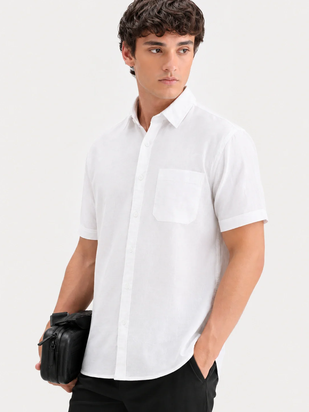 White Dobby Shirt