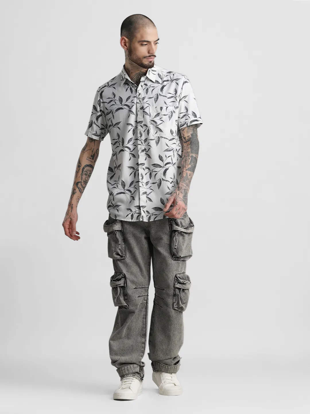 Summer Travel White Printed Shirt - Image 5