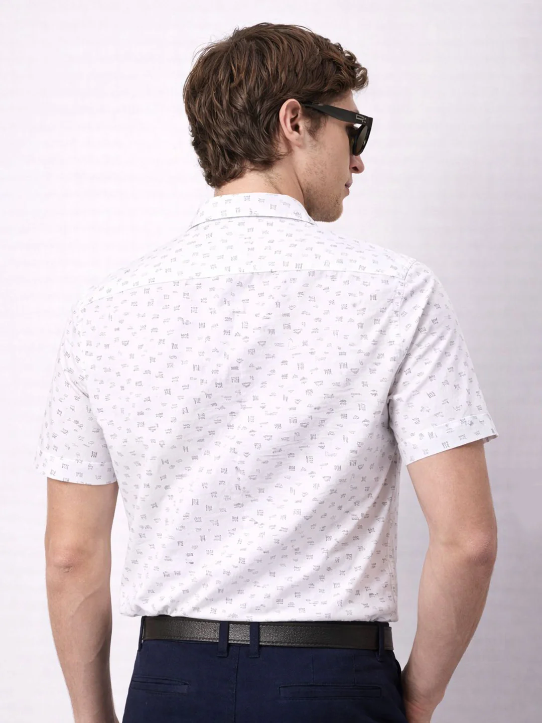 White Printed Shirt - Image 3