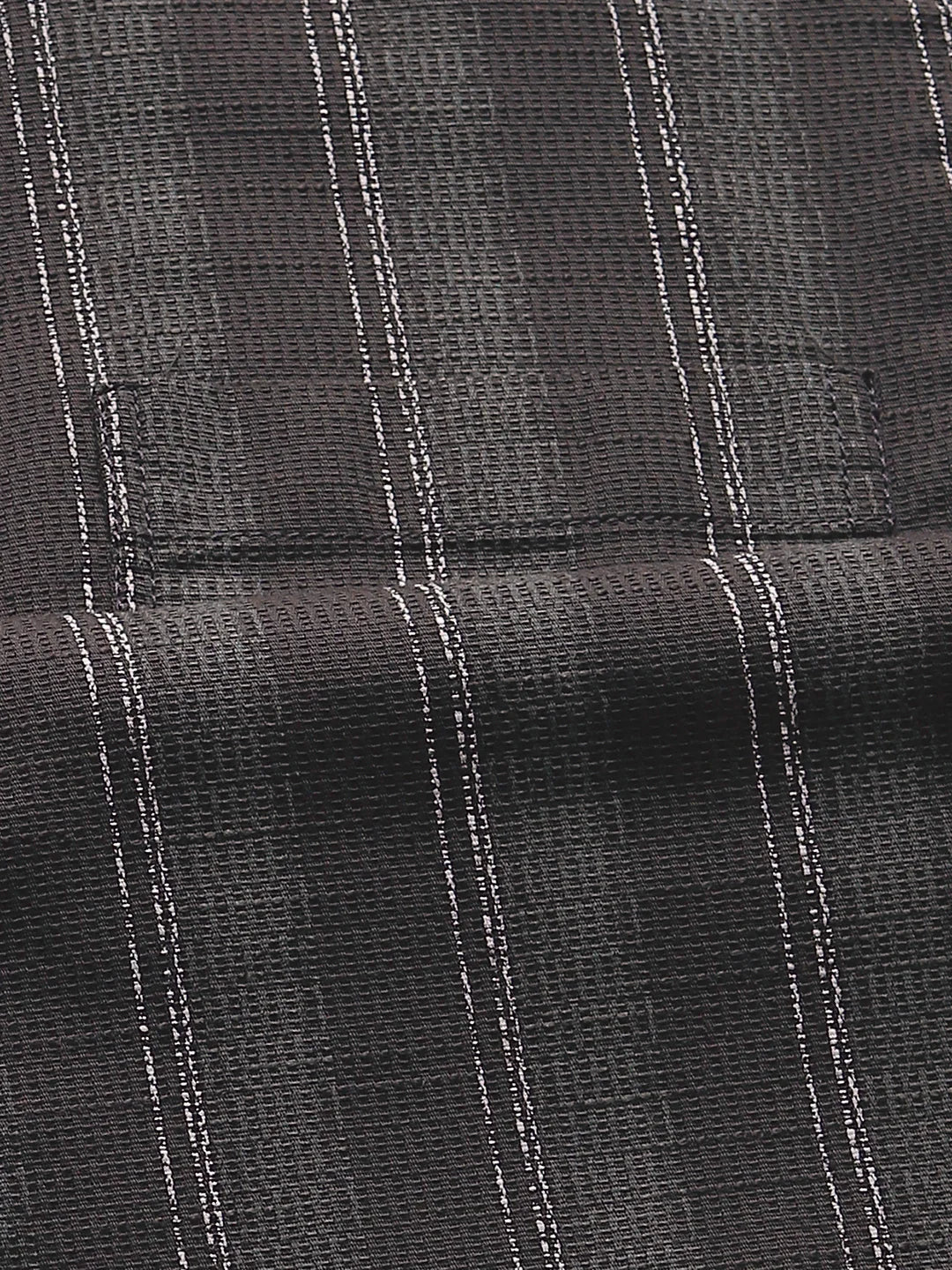Dark Olive Striped Shirt - Image 2