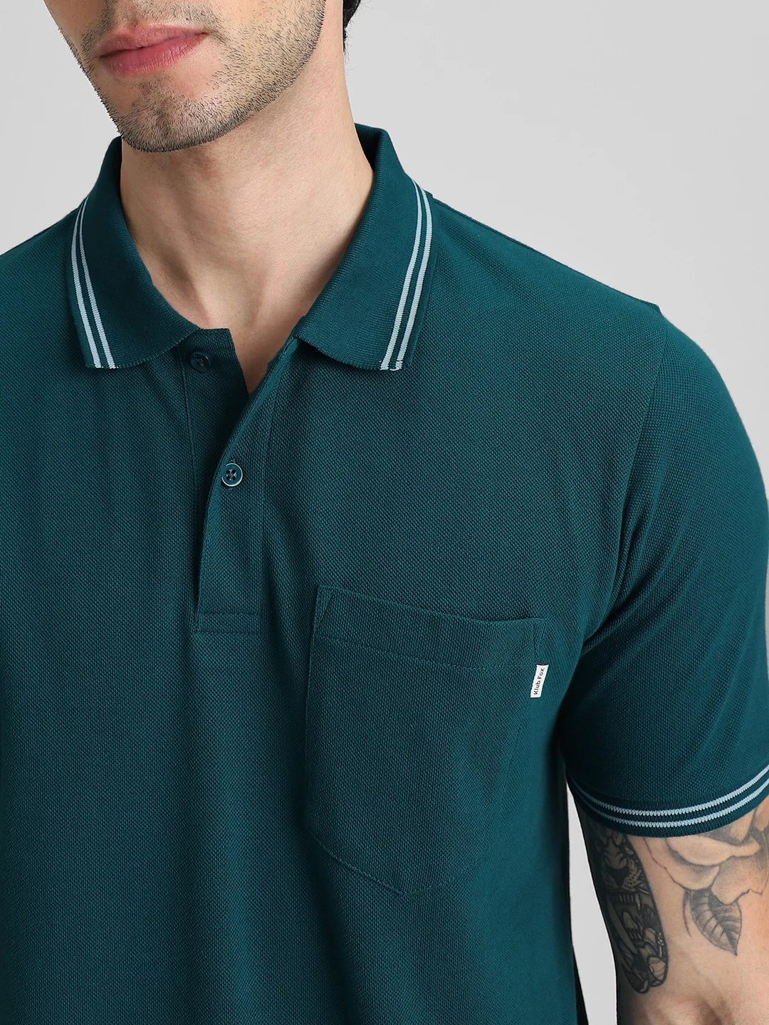 Emerald Pocket Polo T-Shirt - Image 5