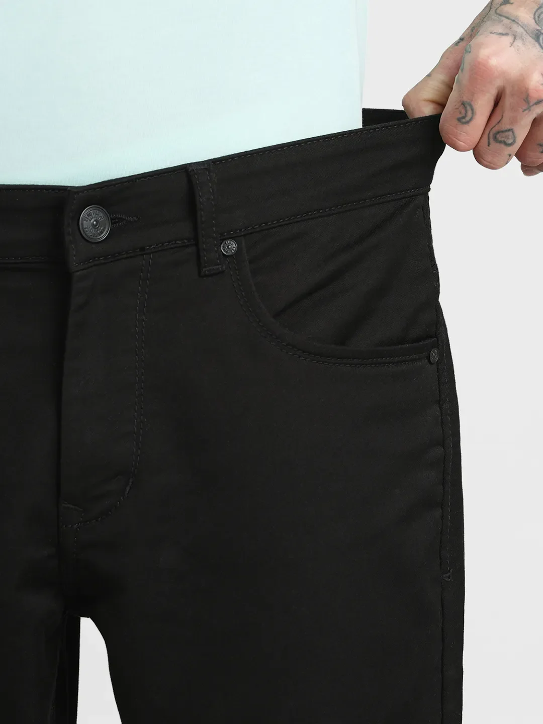 Straight Fit Original Black Jeans - Image 3