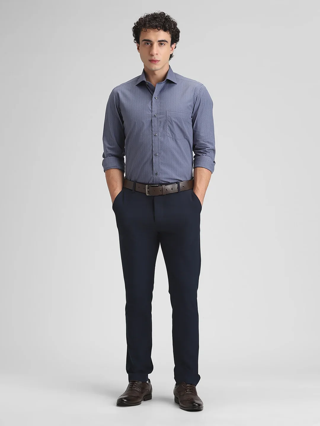 Grey Striped Shirt - Image 6