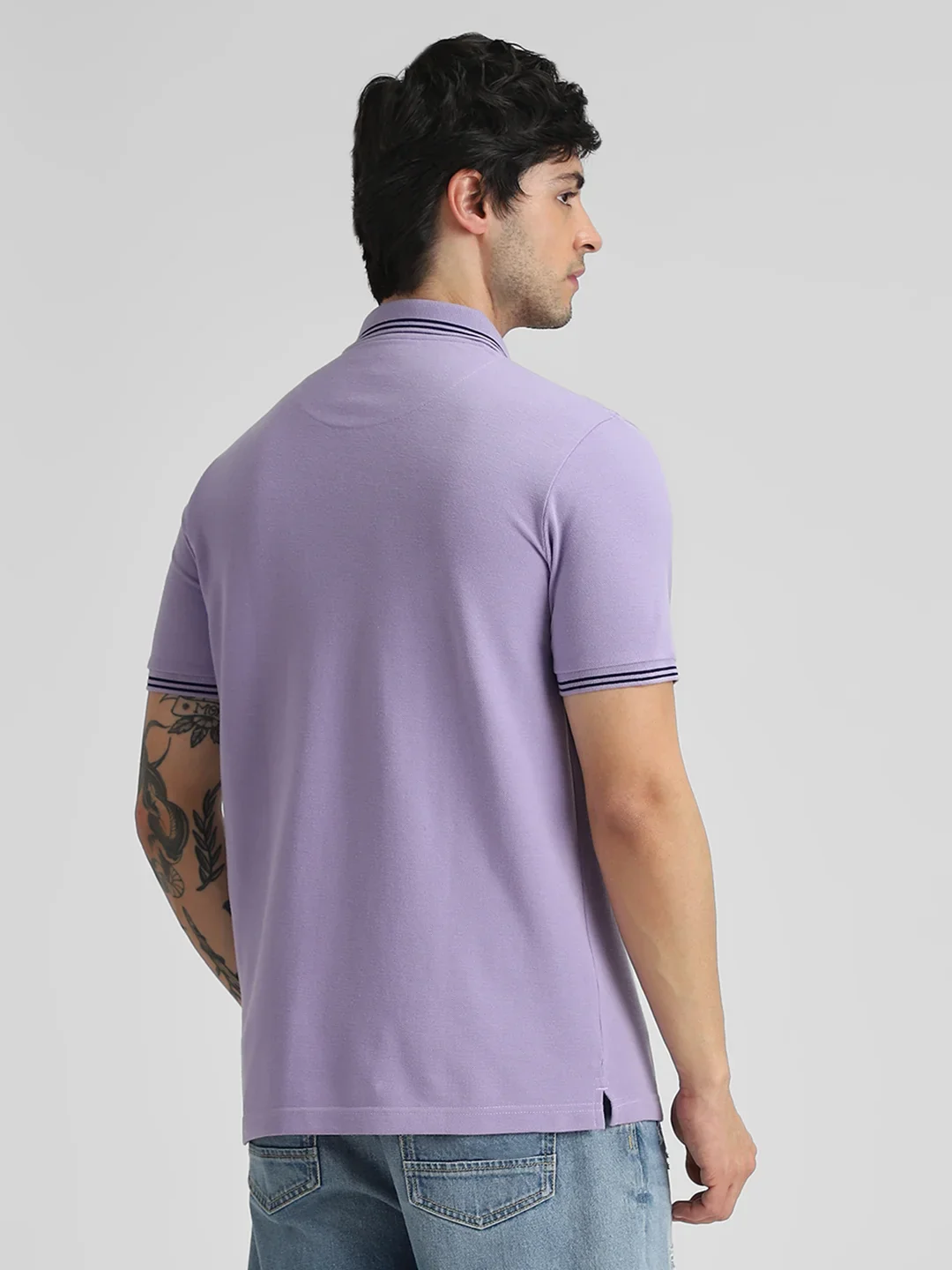 Light Purple Selfmade Polo T-Shirt - Image 4