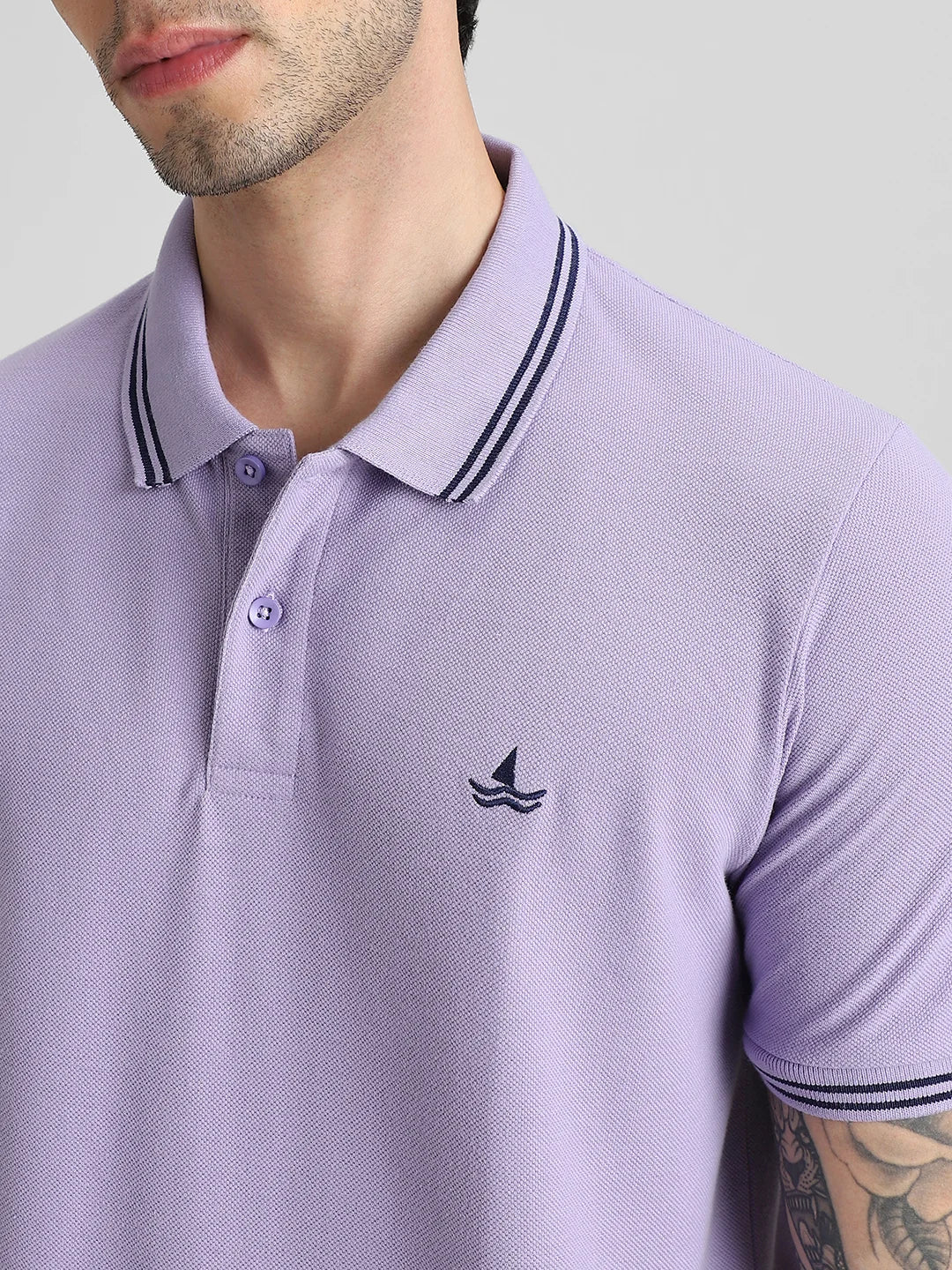 Light Purple Selfmade Polo T-Shirt - Image 5