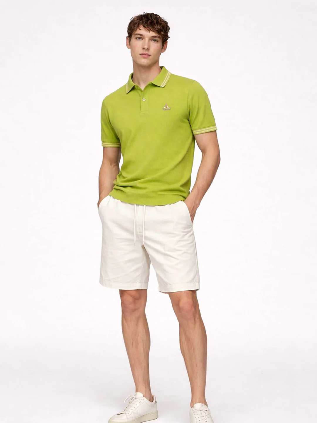 Lime Green Selfmade Polo T-Shirt - Image 4
