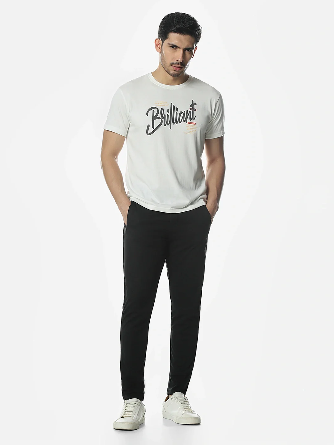 Black Charcoal Solid Joggers - Image 7