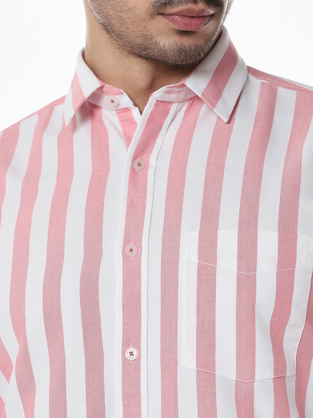 Pink Striped Shirt - Image 6