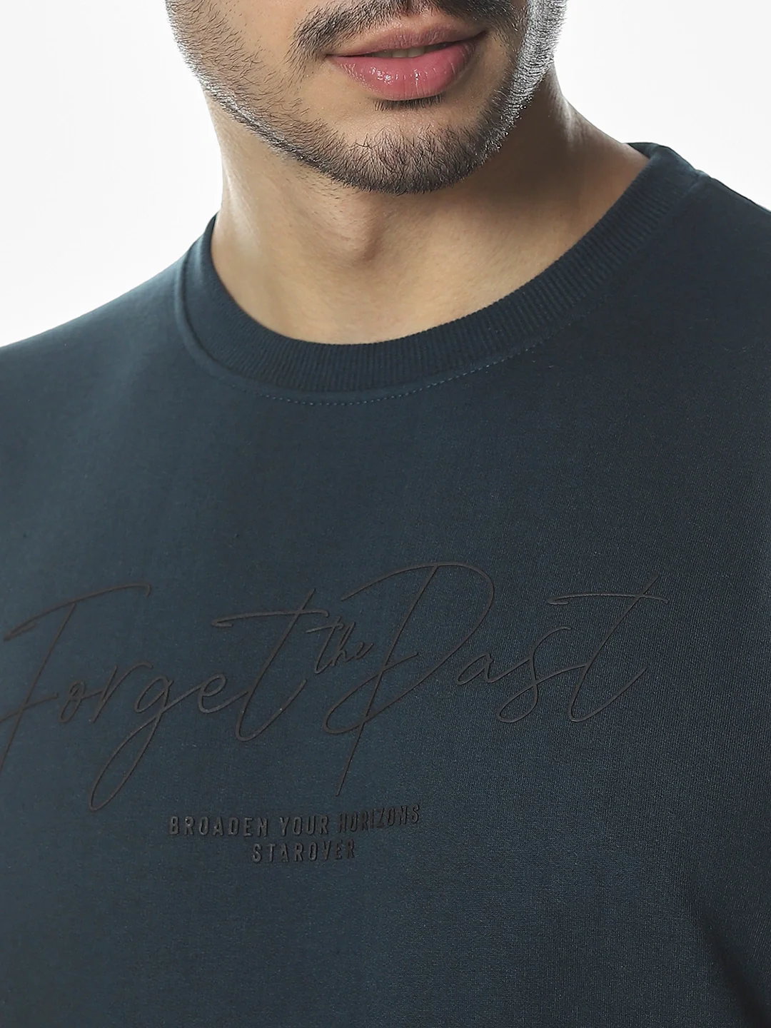 Teal Printed Sweatshirt - Image 7