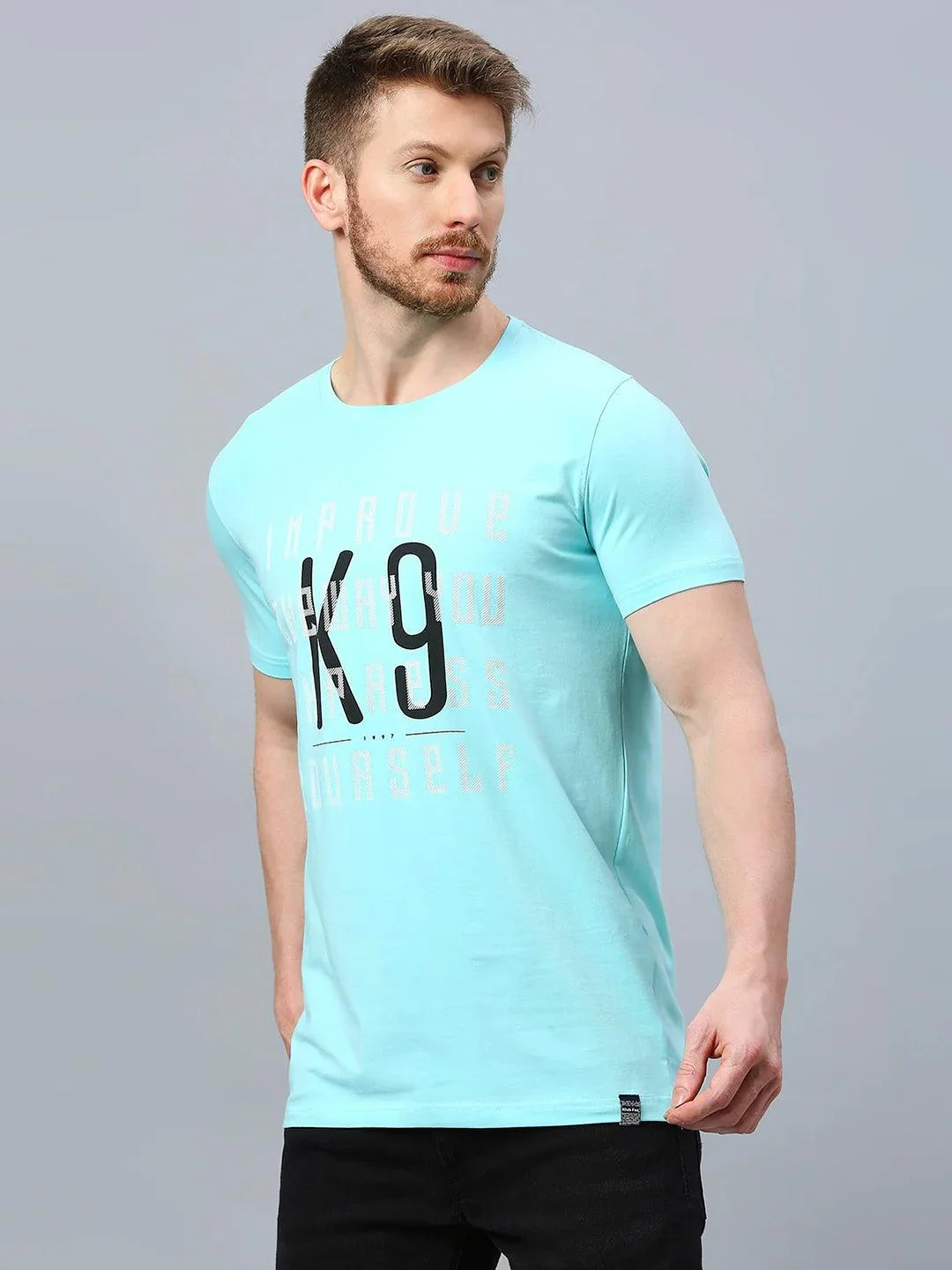 Sky Blue Crew T-Shirt - Image 9
