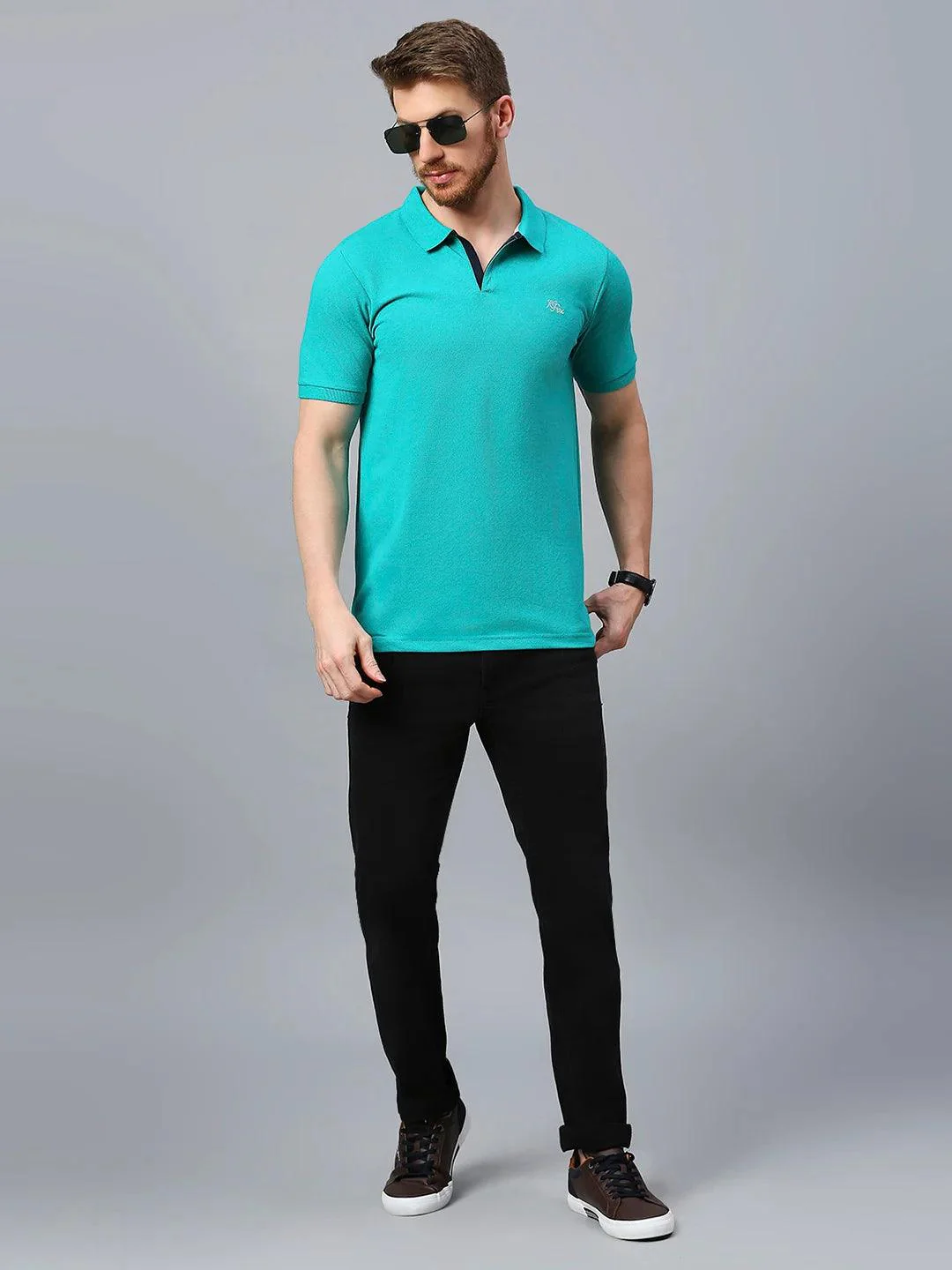 Aero Polo Emerald T-Shirt - Image 6
