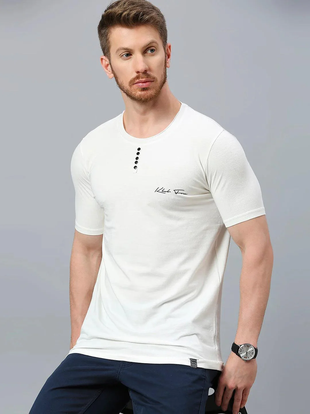 Minimal X White T-Shirt - Image 3