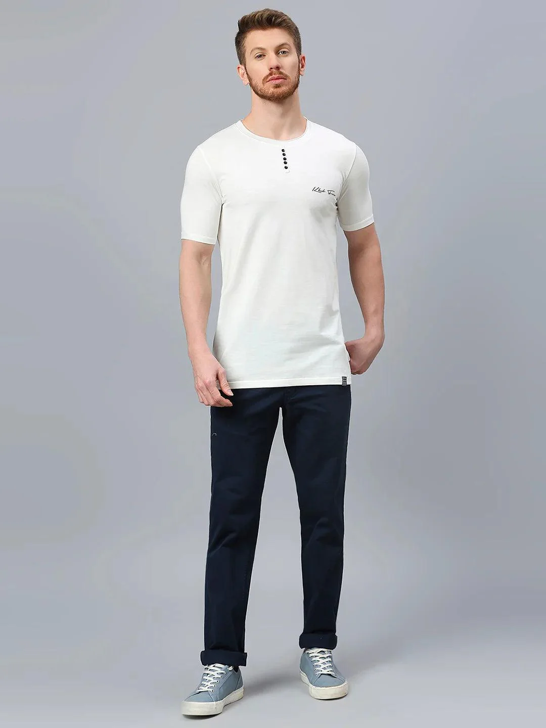 Minimal X White T-Shirt - Image 7
