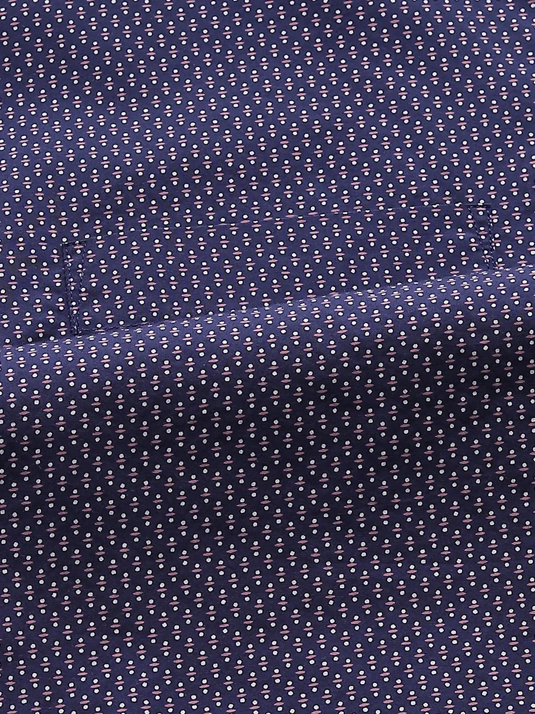 Navy Printed Shirt - Image 2