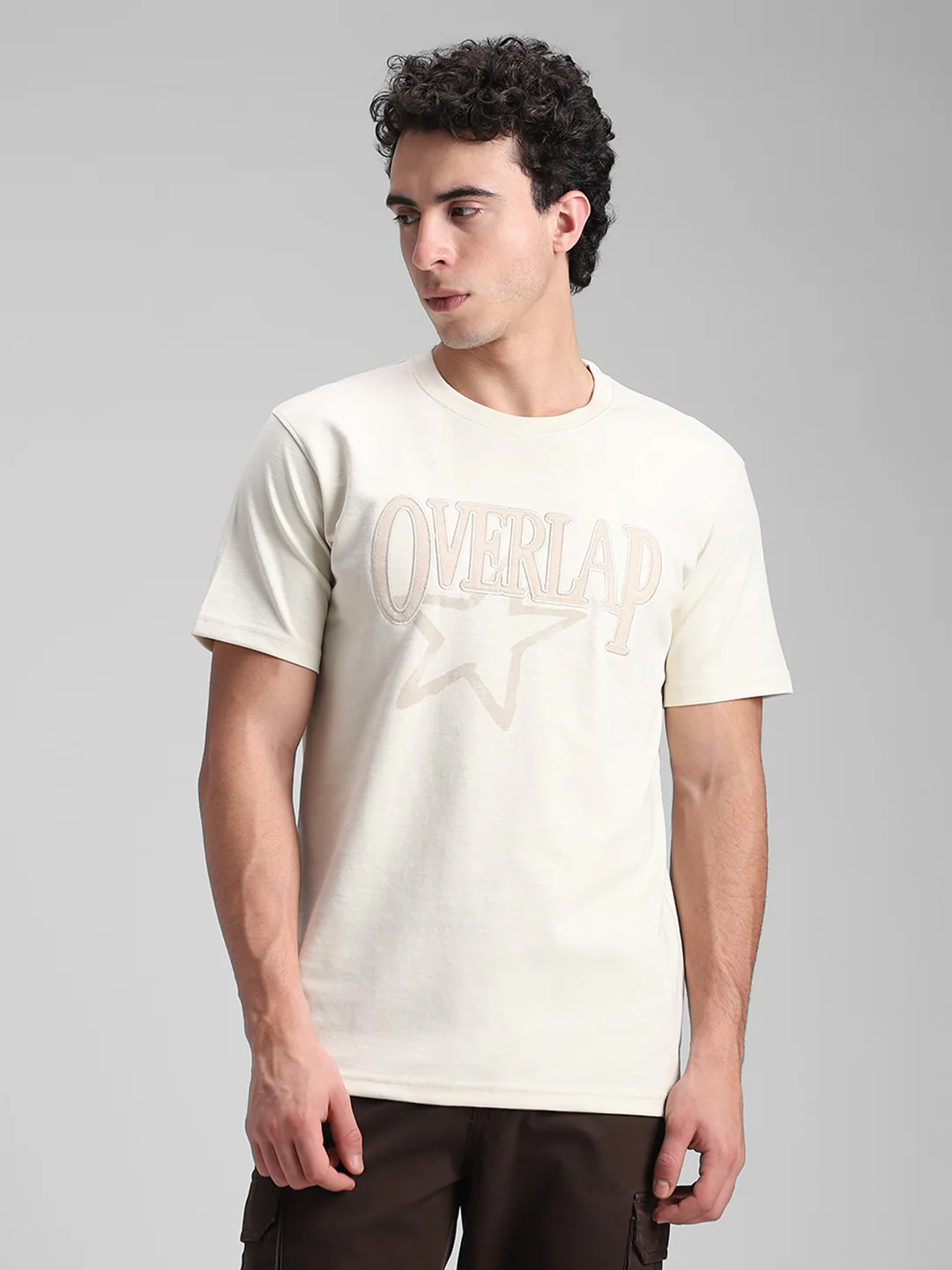 Off White Printed T Shirt - Image 5