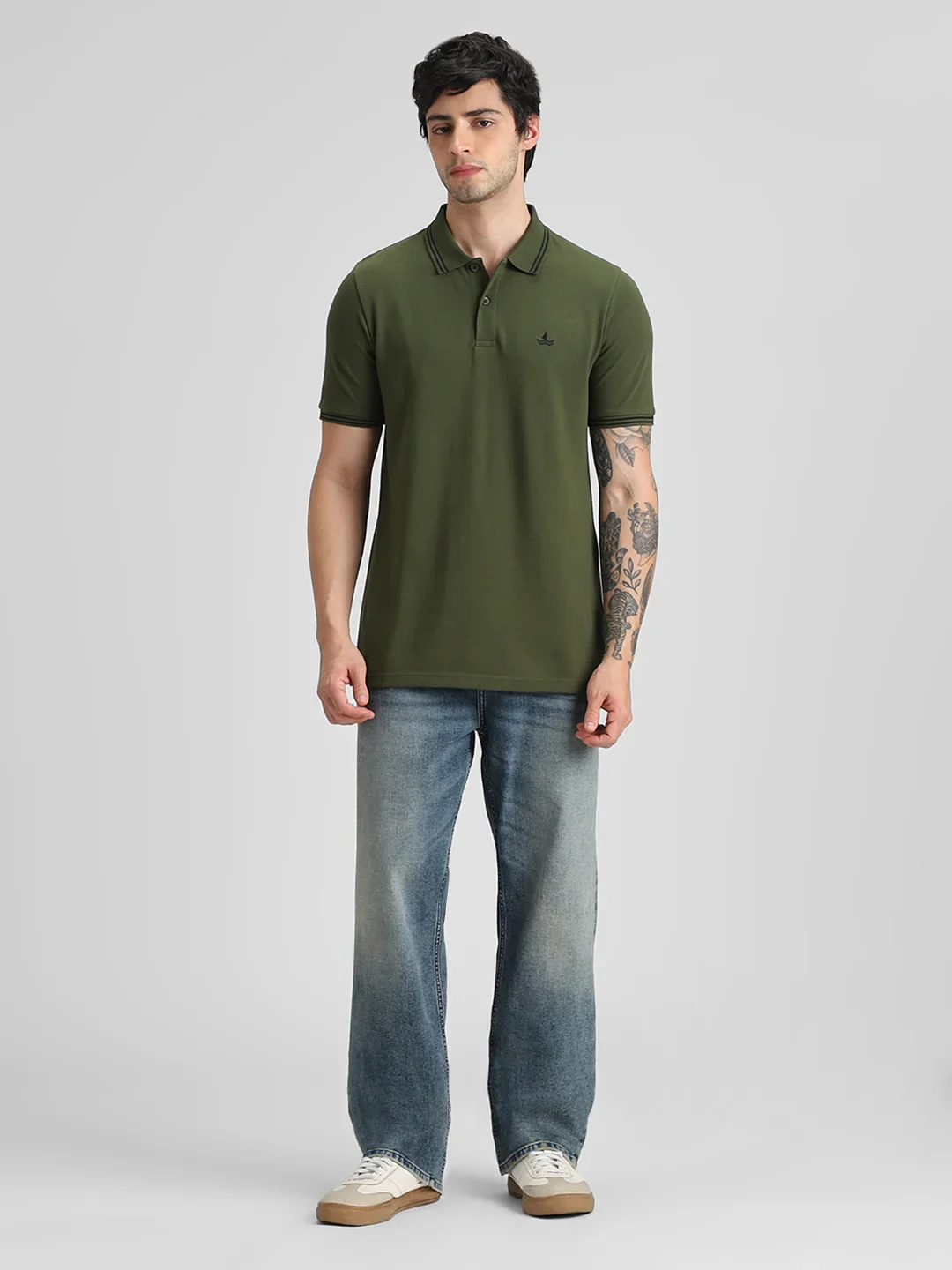 Olive Selfmade Polo T-Shirt - Image 6