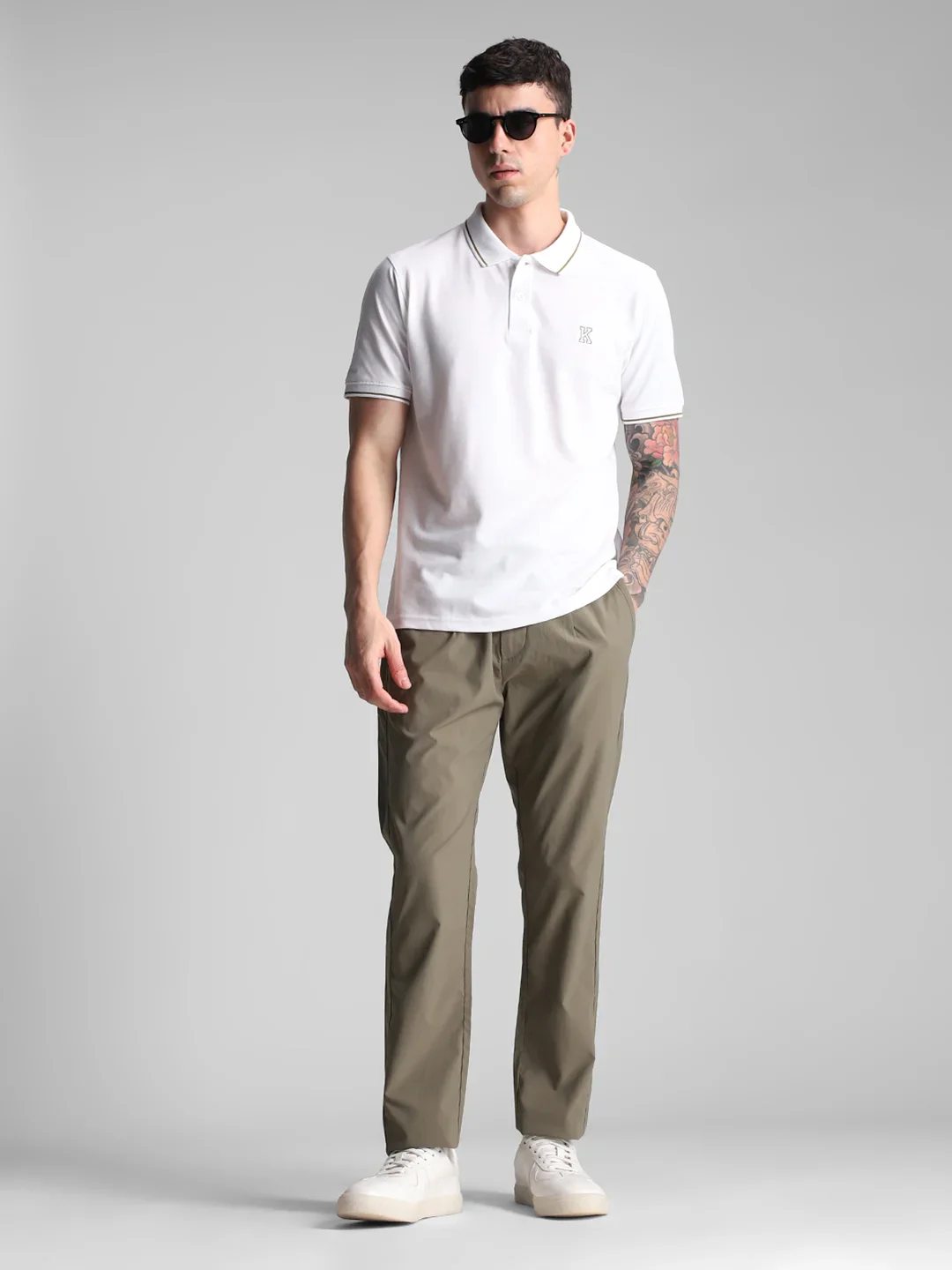 Olive Printed Jogger - Image 6