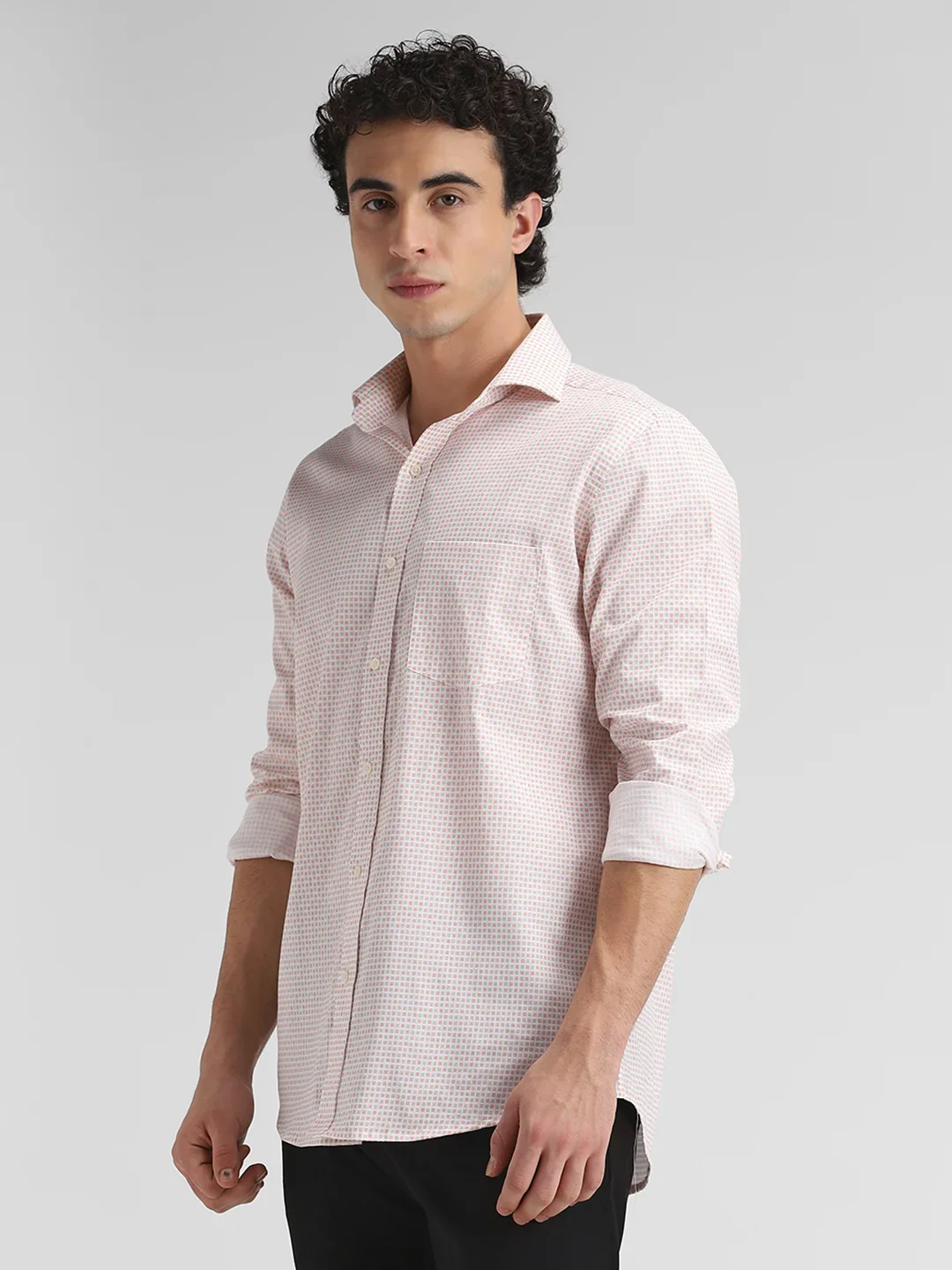 Orange Printed Shirt - Image 5