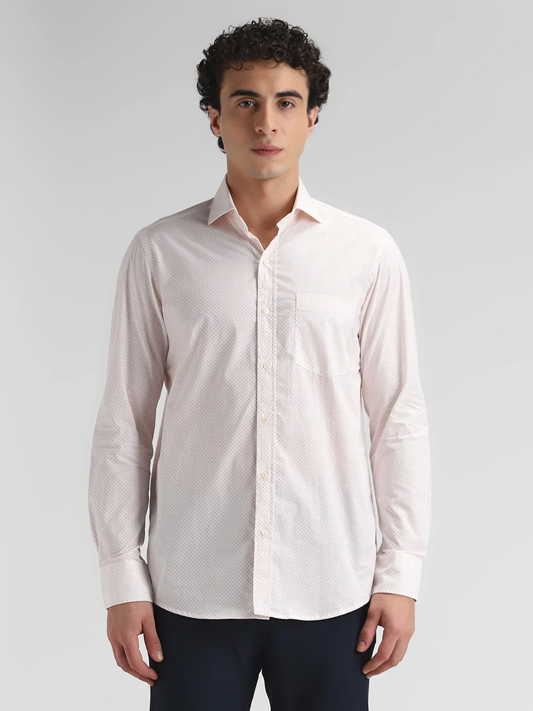 Orange Printed Shirt - Image 5