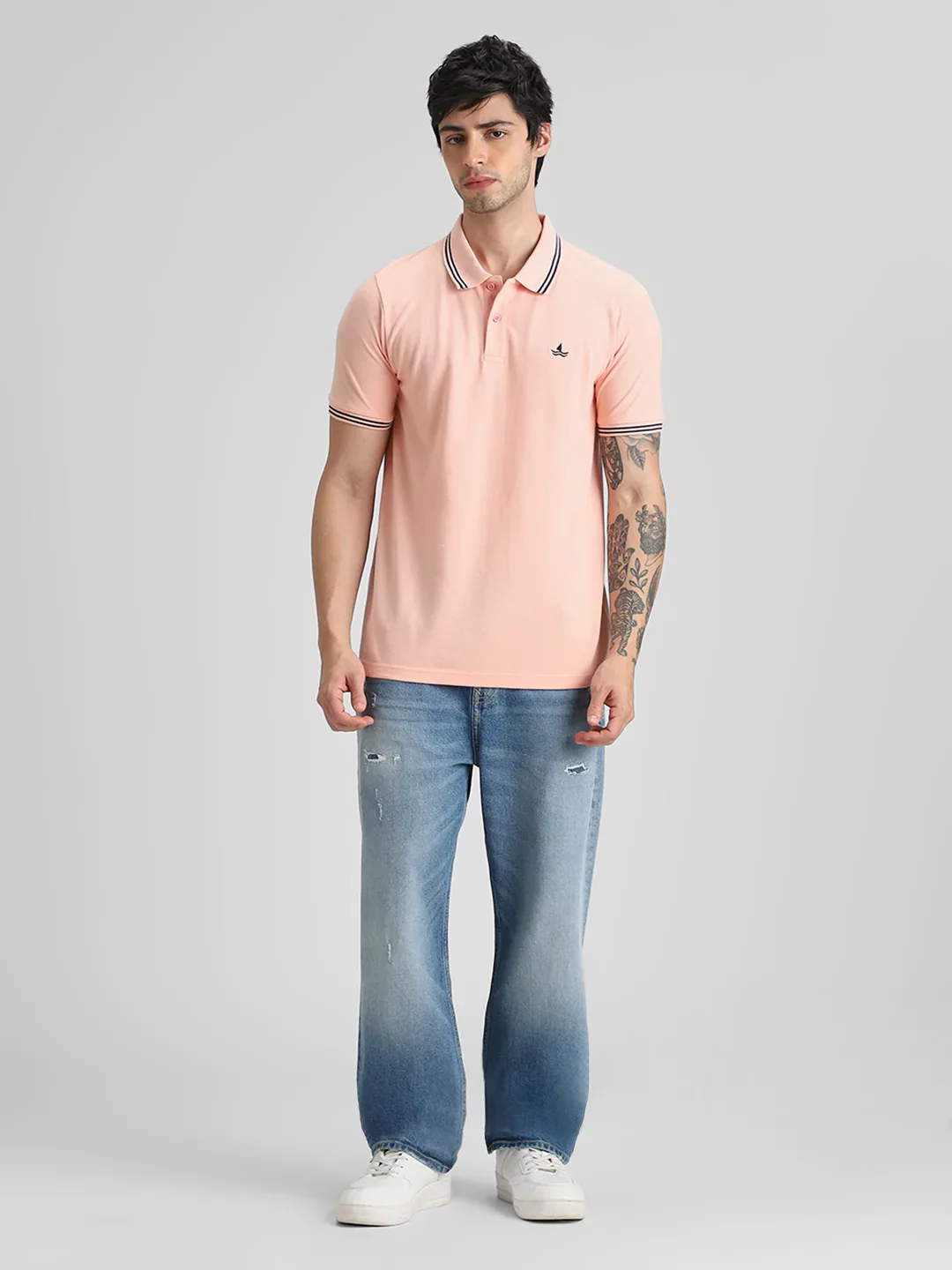 Peach Selfmade Polo T-Shirt - Image 6