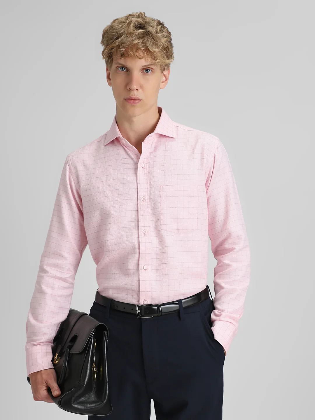 Pink Checks Shirt - Image 6