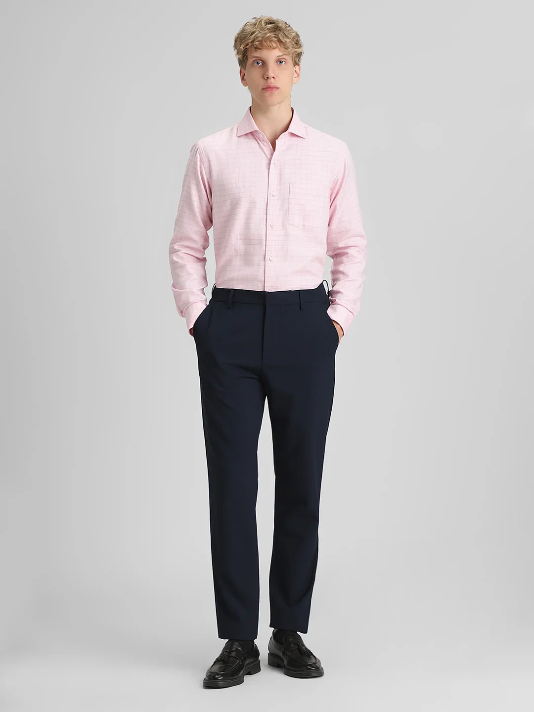 Pink Checks Shirt - Image 7
