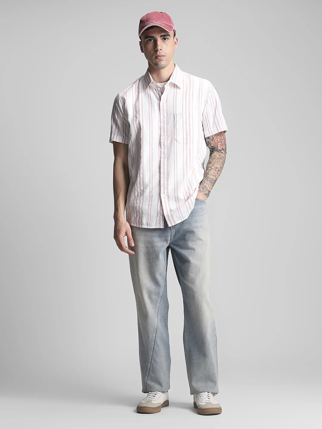 Pink Striped Shirt - Image 7